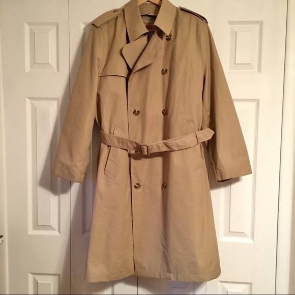Vintage Other - Vintage Trench Coat with Removable Faux-Fur Lining